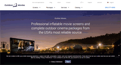 Desktop Screenshot of outdoor-movies.com
