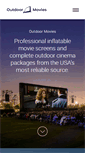 Mobile Screenshot of outdoor-movies.com